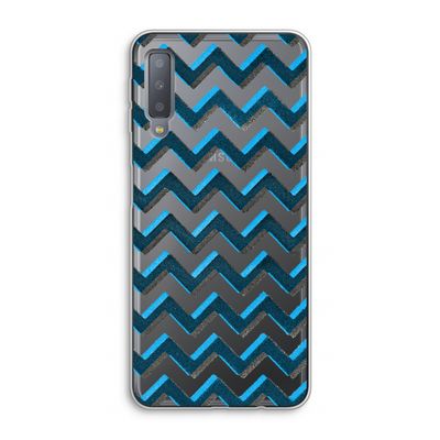 Onderbroken lijn: Samsung Galaxy A7 (2018) Transparant Hoesje