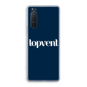 Topvent Navy: Sony Xperia 5 II Transparant Hoesje