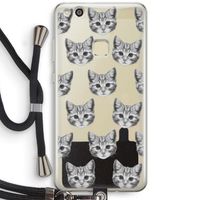 Kitten: Huawei Ascend P10 Lite Transparant Hoesje met koord