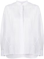 Jil Sander chemise en coton à manches longues - Blanc