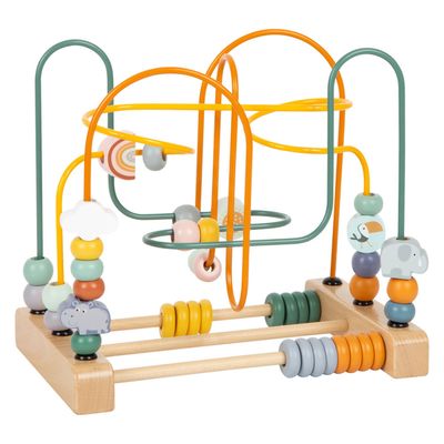 Small Foot houten motoriekspiraal met kralen