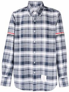 Thom Browne chemise à rayures RWB - Bleu