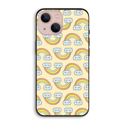 Regenboog: iPhone 13 Biologisch afbreekbaar hoesje