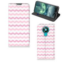 Nokia 3.4 | Hoesje met Magneet | Waves Roze