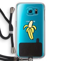 Banana: Samsung Galaxy S6 Transparant Hoesje met koord Banana: Samsung Galaxy S6 Transparant Hoesje met koord
