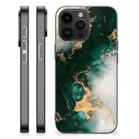 Marmeren Print Telefoonhoesje voor iPhone 15 Pro Max Marmer Groen