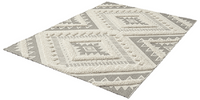 Vloerkleed Kayra Voor binnen en Buiten Crème/Grijs-80 x 150 cm