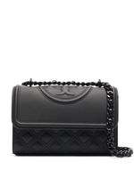 Tory Burch petit sac porté épaule Fleming - Noir - thumbnail