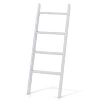 Handdoekhouder 4 Verdiepingen Houten Plafondtrap 50 x 7,5 x 136,7 cm Grijs