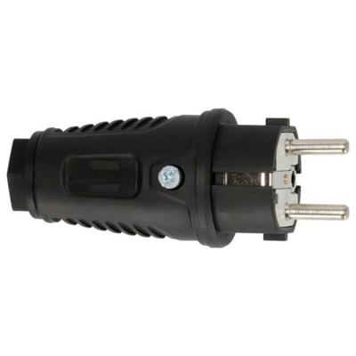 Brennenstuhl 1082040020 Stekker met randaarde Zwart IP54