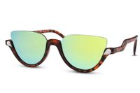 CWI zonnebril dames bruin/groen vlinder (CWI1499) - thumbnail