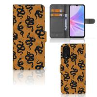 Telefoonhoesje | Met pasjeshouder | voor OPPO A78 5G | A58 5G Snakes