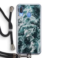 Zee golf: Samsung Galaxy A40 Transparant Hoesje met koord