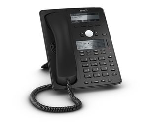 SNOM D745 Vaste VoIP-telefoon Handsfree, Headsetaansluiting Grafisch display Zwart