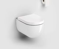 Clou Hammock randloos toilet keramiek 49cm met softclose zitting wit glans - thumbnail