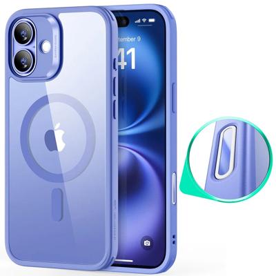 iPhone 16 HaloLock Classic Hybrid Case (Camera Control) - Clear Blue