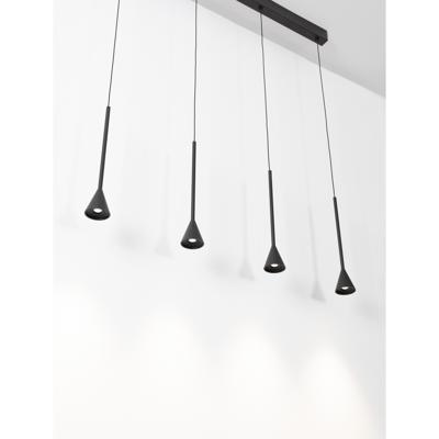 Lyora HanglampNet recht 5-lichts zwart - 9060218
