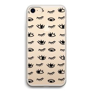 Eye pattern #2: iPhone 7 Transparant Hoesje