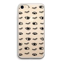 Eye pattern #2: iPhone 7 Transparant Hoesje