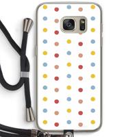 Bollen: Samsung Galaxy S7 Transparant Hoesje met koord