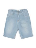 Lanvin Enfant short en jean à coupe droite - Bleu - thumbnail