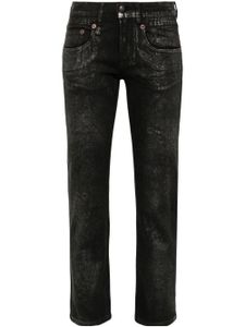 R13 jean skinny à effet métallisé - Noir