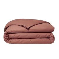 Vandaag essentiële duyt cover - 240 x 260 cm - 2 personen - 100% une katoen - terracotta