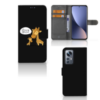 Xiaomi 12 Pro Leuk Hoesje Giraffe - thumbnail