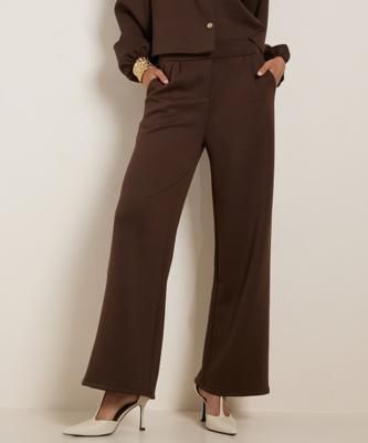 wide fit broek plooi