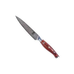 Homizu Tentōmushi universeel keukenmes - 13cm - VG-10 damascus mes|G10