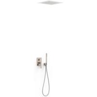 Regendouche set Tres Slim | Inbouw | Mengkraan | 2-weg | Vierkant | RVS look