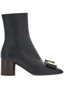 Ferragamo bottines à talon épais 60 mm - Noir