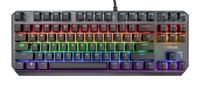 Trust GXT 834 Callaz toetsenbord Gamen USB QWERTY Engels Zwart - thumbnail