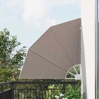 Balkon Privacy Scherm Taupe 115 x 115 cm Stof