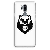 Angry Bear (white): LG G7 Thinq Transparant Hoesje