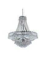 Kroonluchter Versailles 13Lt Chrome Metal & Crystal - thumbnail