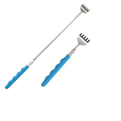 Uitschuifbare ruggenkrabber - 2x - 20 tot 65 cm - Blauw - rugkrabber - metaal