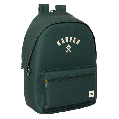 Laptoptas Harper & Neyer Donkergroen 31 x 44 x 18 cm