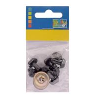 Darice • neuzen hond/beer 12 mm 8 st