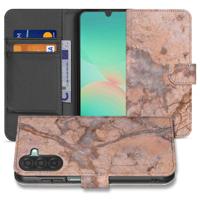 Samsung Galaxy A26 Marmer Oranje | Book Case |