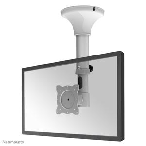 Neomounts FPMA-C025SILVER TV-plafondbeugel In hoogte verstelbaar 25,4 cm (10) - 76,2 cm (30) Kantelbaar en zwenkbaar, Roteerbaar