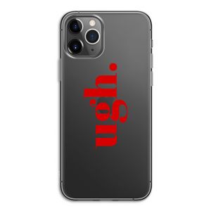 Ugh: iPhone 11 Pro Transparant Hoesje