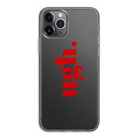 Ugh: iPhone 11 Pro Transparant Hoesje