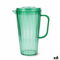 Kruik Quid Iris Groen Plastic 2 L (6 Stuks)