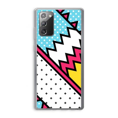 Pop Art #2: Samsung Galaxy Note 20 / Note 20 5G Transparant Hoesje