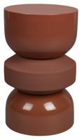 Dutchbone Bijzettafel/Kruk 'Apollo' kleur Terra