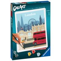 Set voor verven op nummer Ravensburger London