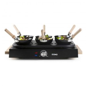 Domo DO8716W elektrische wok Zwart