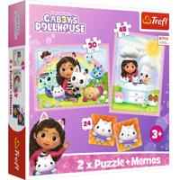 Puzzel Gabby's Poppenhuis 30 En 48 Stukjes En Memo