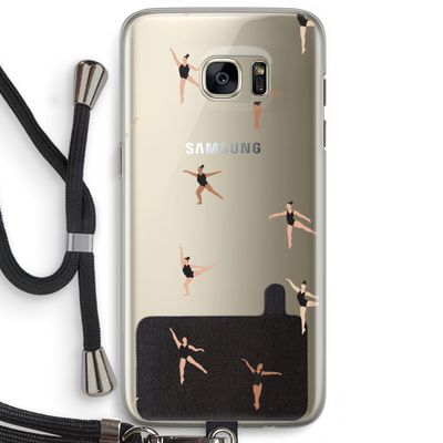 Dancing #1: Samsung Galaxy S7 Edge Transparant Hoesje met koord